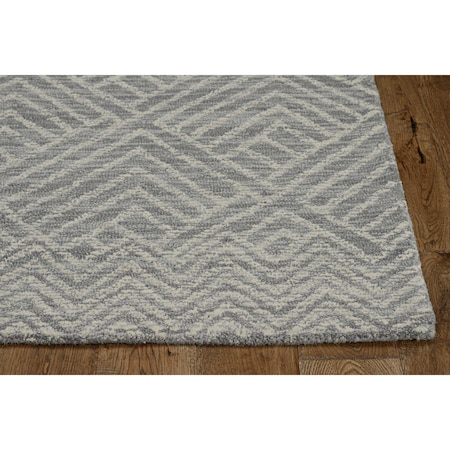 Homeroots 60 x 84 in. Ivory Wool Rug 374740